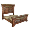 Stockade Solid Wood & Cowhide Bed - King