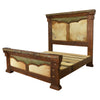 Cattle Wrangler Solid Wood & Cowhide Bed - Queen