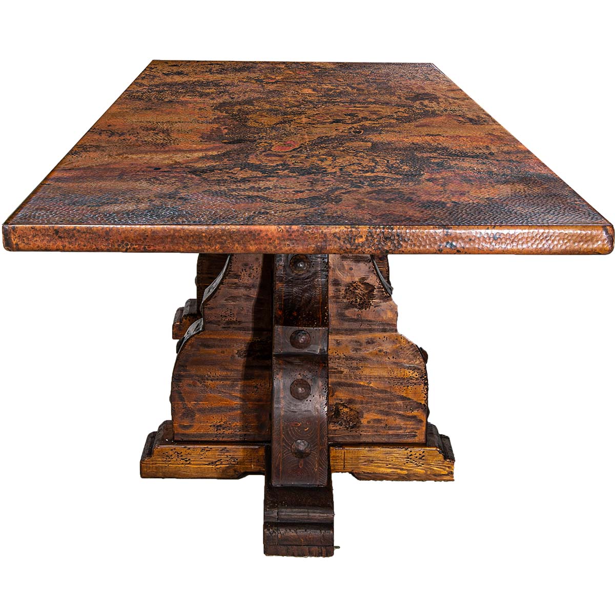 Burnished Ranch Dining Table | Black Forest Decor