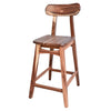 Natural Parota Wood Barstool