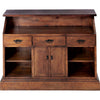 Tombstone Hand Carved Wood Bar