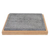 Lava Rock & Wood Serving Tray