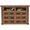 Texas Star Cowhide TV Stand