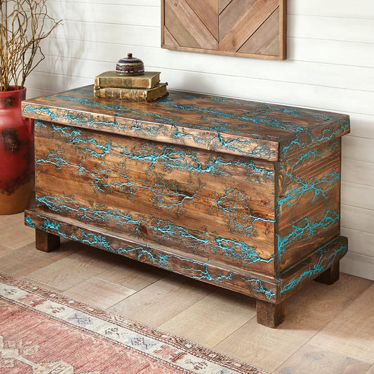 Turquoise Canyon Reclaimed Wood Trunk