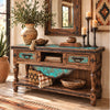 Copper Canyon Turquoise Console Table
