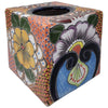 Canyon Glow Talavera Tissue Box Cover - Square - OVERSTOCK