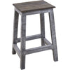 Gray Woods Kitchen Island with 4 Stools