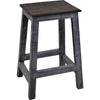 Gray Woods Kitchen Island with 4 Stools