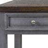 Gray Woods Kitchen Island with 4 Stools