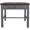 Gray Woods Kitchen Island with 4 Stools