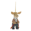 Alpine Adventure Moose on Skis Ornament - Set of 6