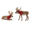 Holiday Moose Figurines - Set of 2 - OUT OF STOCK UNTIL 07/08/2026