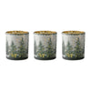 Twinkle Trees Votive Candle Holders - Set of 3