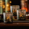 Twinkle Trees Votive Candle Holders - Set of 3
