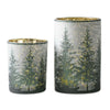 Twinkle Trees Candle Holders - Set of 2