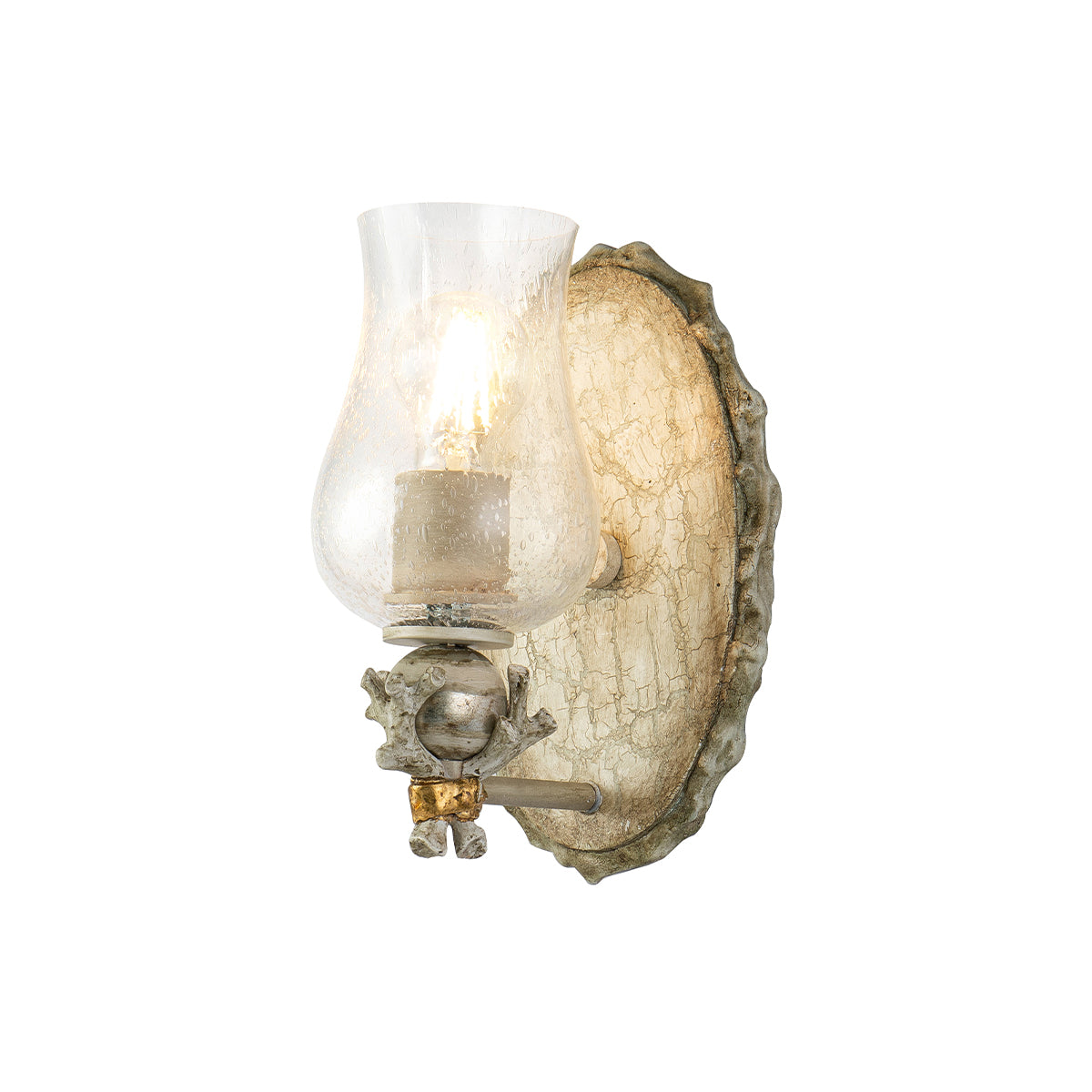 Silver Pine Wall Sconce - 1 Light