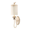 Silver Pine Wall Sconce with Paper Shade