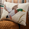 Heirloom Mallard Hooked Pillow - OUT OF STOCK UNTIL 05/28/2026