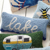 Lake Mirage Hooked Pillow - OUT OF STOCK UNTIL 05/21/2026