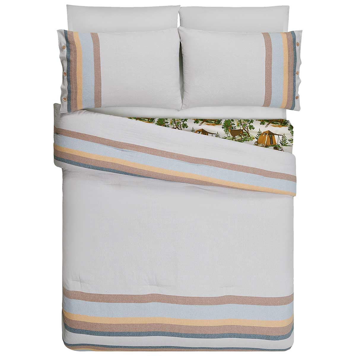 Camp Stripes Comforter Set - Twin
