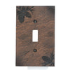 Stone Finish Pinecone Switch Covers