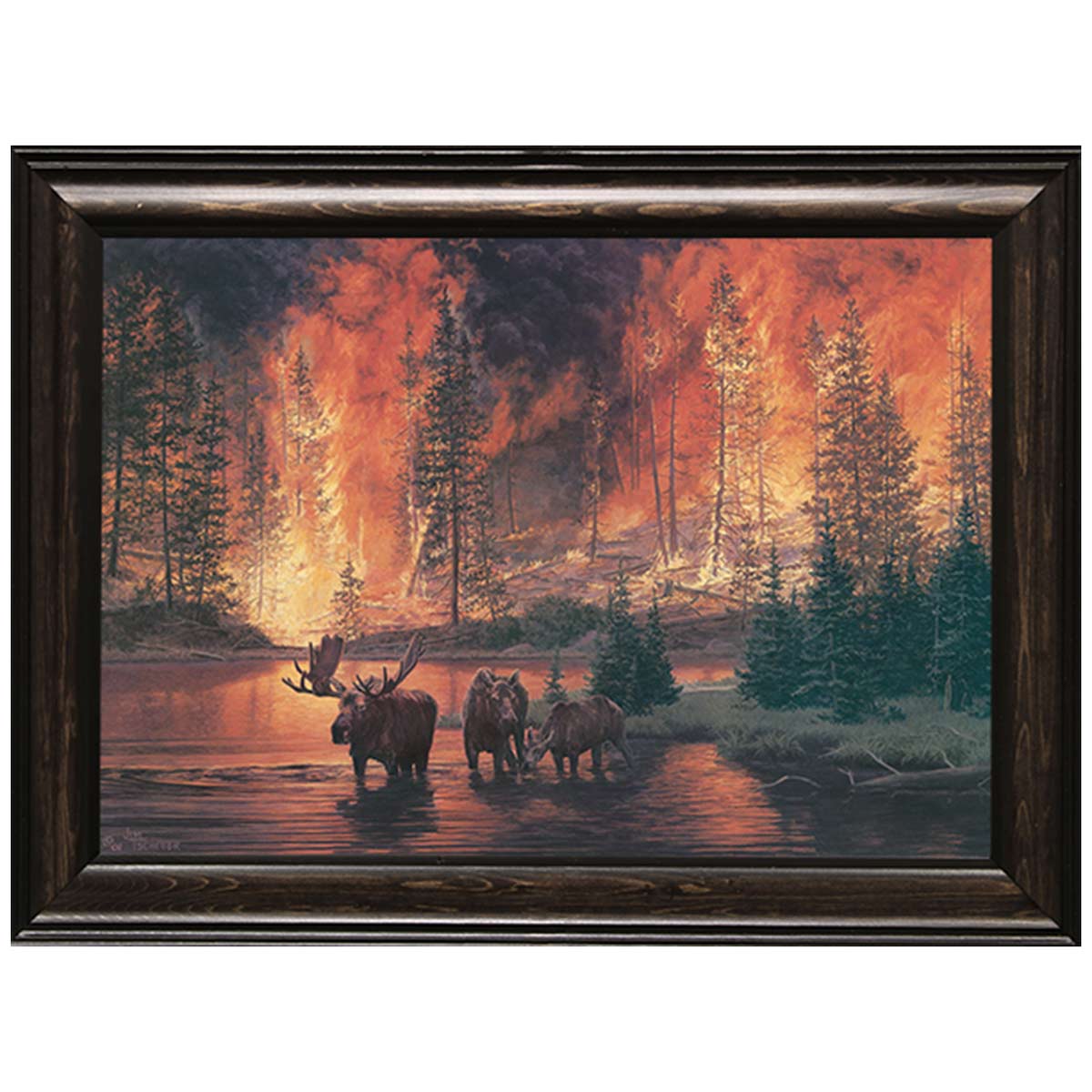 Escape Framed Canvas