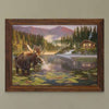 Visitor Framed Canvas