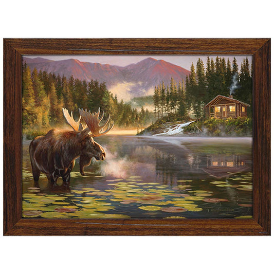 Visitor Framed Canvas