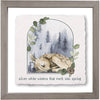 Winter Fawn Framed Wall Art