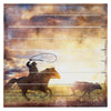 Cowboy Ranch Wooden Pallet Wall Art