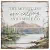 Mountain Escape Pallet Wall Art