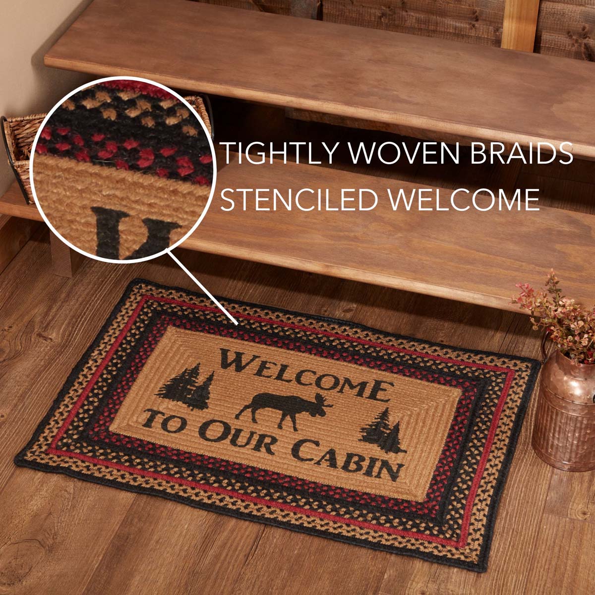 Antler Arrival Rectangle Rug