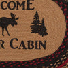 Antler Arrival Oval Rug