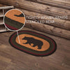 Hibernate Here Oval Rug