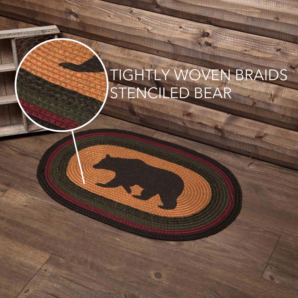 Hibernate Here Oval Rug