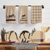 Very Merry Moose Tea Towels - Set of 3