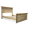 Denton Rough Sawn Bed with Live Edge Accents