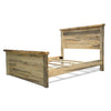 Denton Rough Sawn Bed with Live Edge Accents