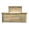 Denton Rough Sawn Bed with Live Edge Accents