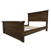 Denton Rough Sawn Bed with Live Edge Accents
