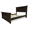 Denton Rough Sawn Bed with Live Edge Accents