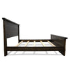 Denton Rough Sawn Bed with Live Edge Accents