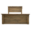 Denton Rough Sawn Bed with Live Edge Accents