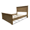 Denton Rough Sawn Bed with Live Edge Accents