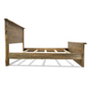 Denton Rough Sawn Bed with Live Edge Accents