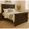 Denton Rough Sawn Bed with Live Edge Accents