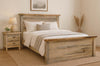 Denton Rough Sawn Bed with Live Edge Accents