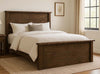 Denton Smooth Sawn Bed with Live Edge Accents