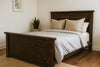 Denton Smooth Sawn Bed with Live Edge Accents