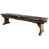 Lima Live Edge 5 Foot Bench - Jacobean Stain